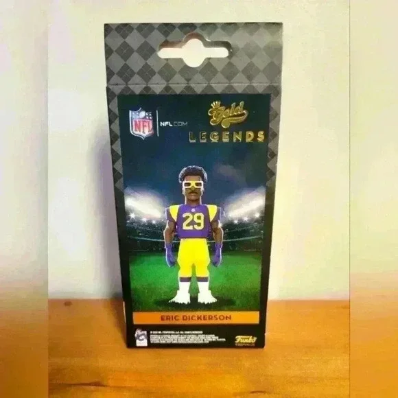 Funko NFL gold legends Eric Dickerson premium vinyl figure St. Louis rams - Picture 6 of 6